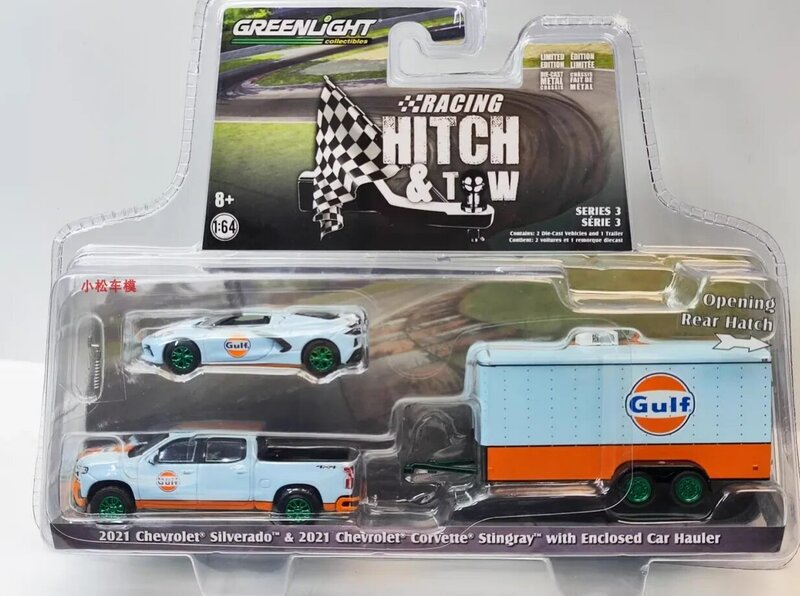 Chevrolet silverado Truck Diecast Metal Alloy Model Car, Brinquedos para coleção de presente, 1:64, W422, W423, 2021