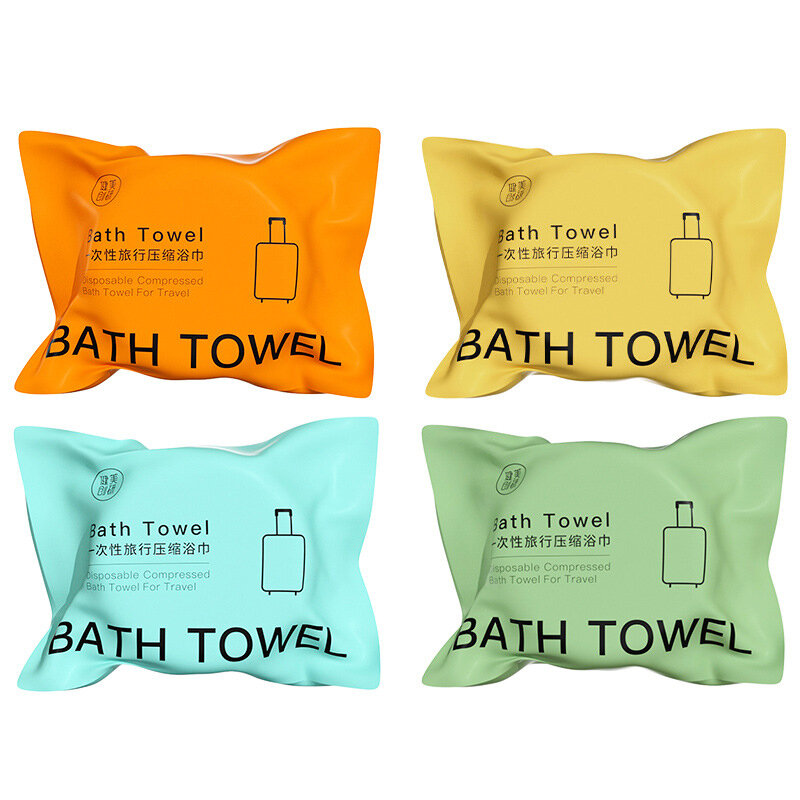 70x140cm Large Disposable Bath Towel Compressed Towel Travel Quick-Drying Towel Travel Trip Essential Shower Washable Towel