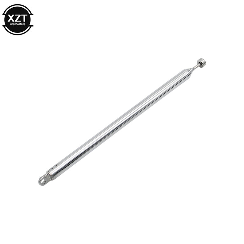 New 7 Section Replacement Telescopic Aerial Antenna TV Radio DAB AM/FM Universal Telescopic Aerial Antenna Length 740mm