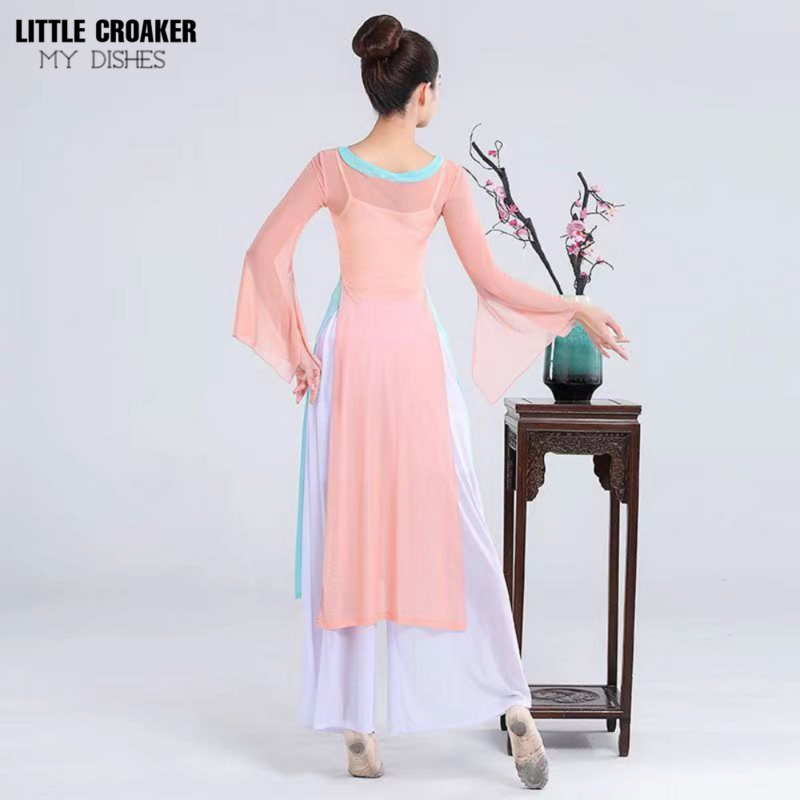 Chinese Dancing Dress for Women Song System China Clothes Ladies Chinese Classical Folk Dance Costume Women's Dance Wear