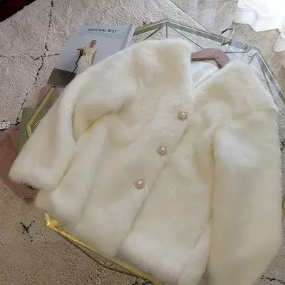 女性の合成毛皮のコート,新しいスタイル,ハイエンド,s79