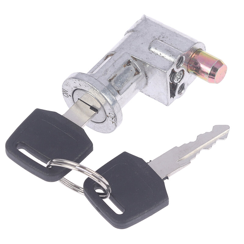 قفل بطارية صغيرة عالمية للدراجات النارية ، دراجة كهربائية ، 2 مفاتيح