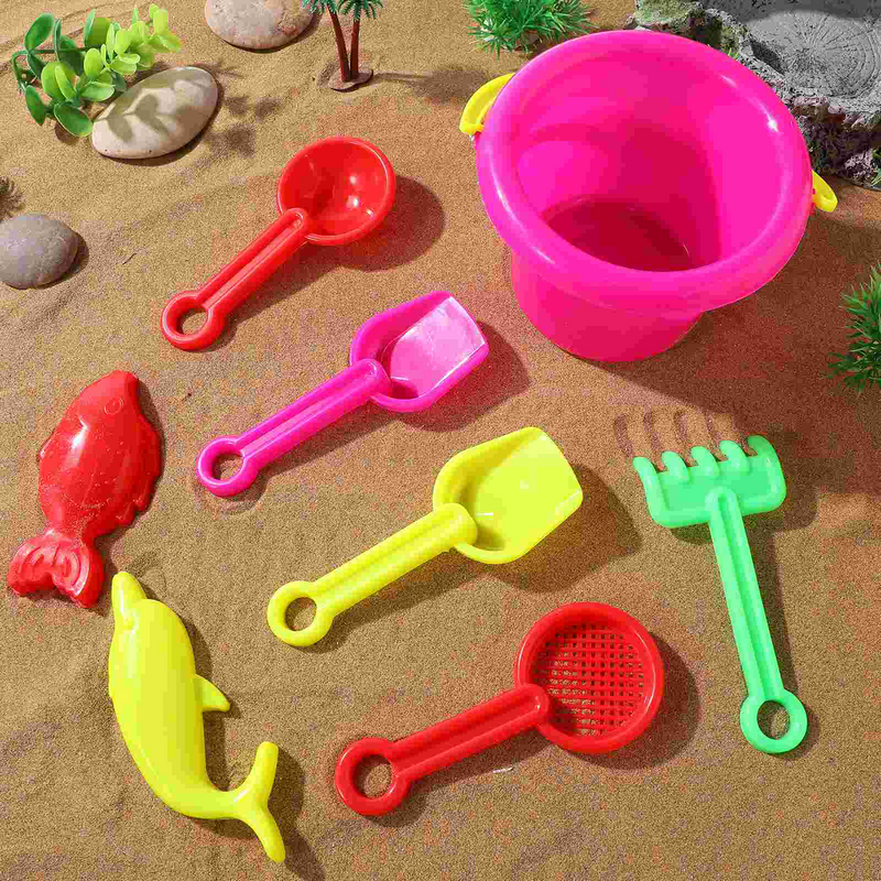 لعبة دلو الشاطئ للأطفال ، ألعاب حمام سباحة الماء ، دلاء رمل للأطفال ، تخييم ، 24 صولًا