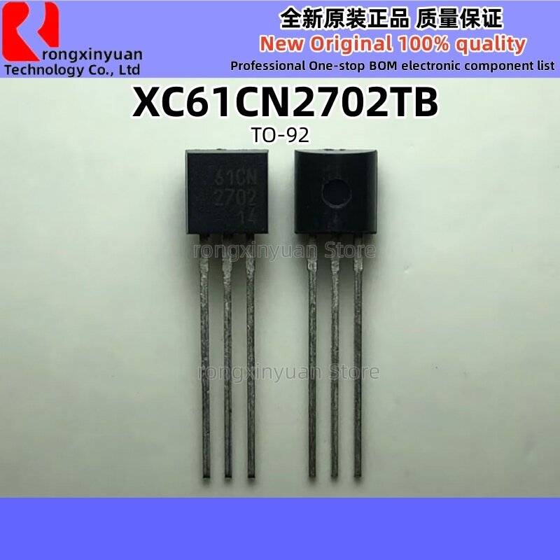 Chipset DIP XC61CN2702TB TO-92, XC61CN2702, 61CN2702, XC61CN2702TBN, XC61CN, Original, calidad 100%, 10-50 unidades por lote, nuevo