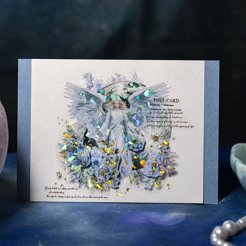 12 confezioni/lotto danza sotto la serie Moon pennarelli album fotografico decorazione sticker