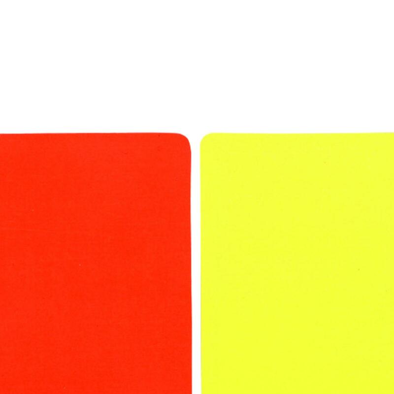 Soccer Referee Cards Set PVC Red Card and Yellow Card for Football Match Playing Field Competition Basketball Outdoor Sports