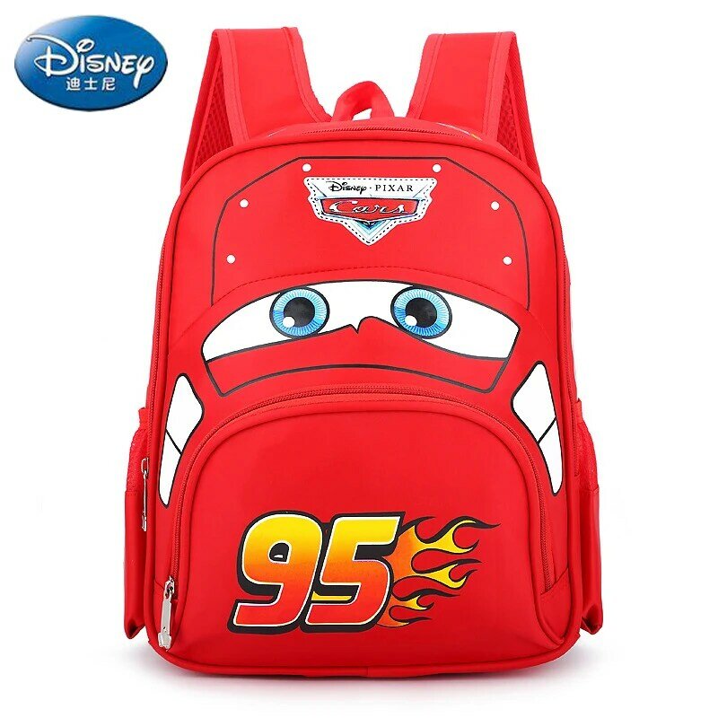 Disney Kindergarten Cartoon Travel Bag 3D Waterproof 95 Car Boys 2-5 Years Old Backpack Light Multifunctional School Bag