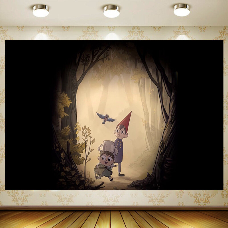 Over the garden wall Background Birthday Supplies Decoration Customize game Backdrop Baby Shower Banner Kid Faovr Room Decor