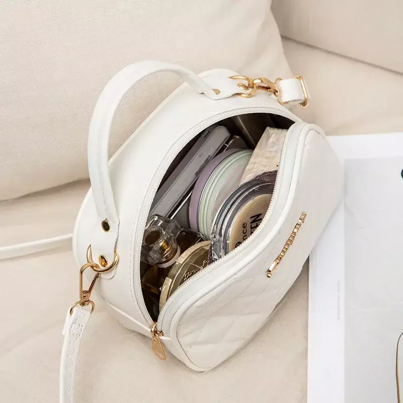 BBA178   2023 New Elegant Rhombus Shell Bag Fashion Simple Embroidered Shoulder Messenger Bag Handbag