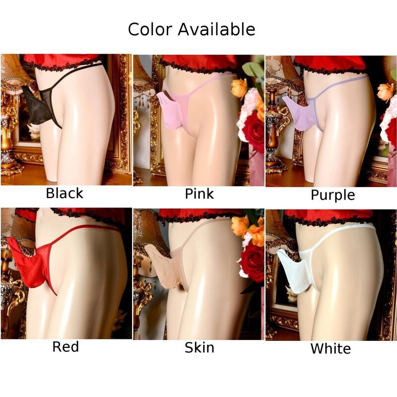 กางเกงชั้นในสุดเซ็กซี่สำหรับผู้ชายกางเกงในเอวต่ำกางเกงในเซ็กซี่แบบเปิด/ปิด