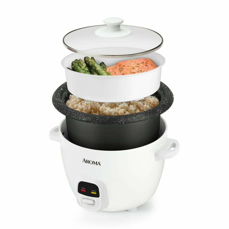 ® 20-Cup (Cooked) Rice Cooker, Grain Cooker & Food Steamer