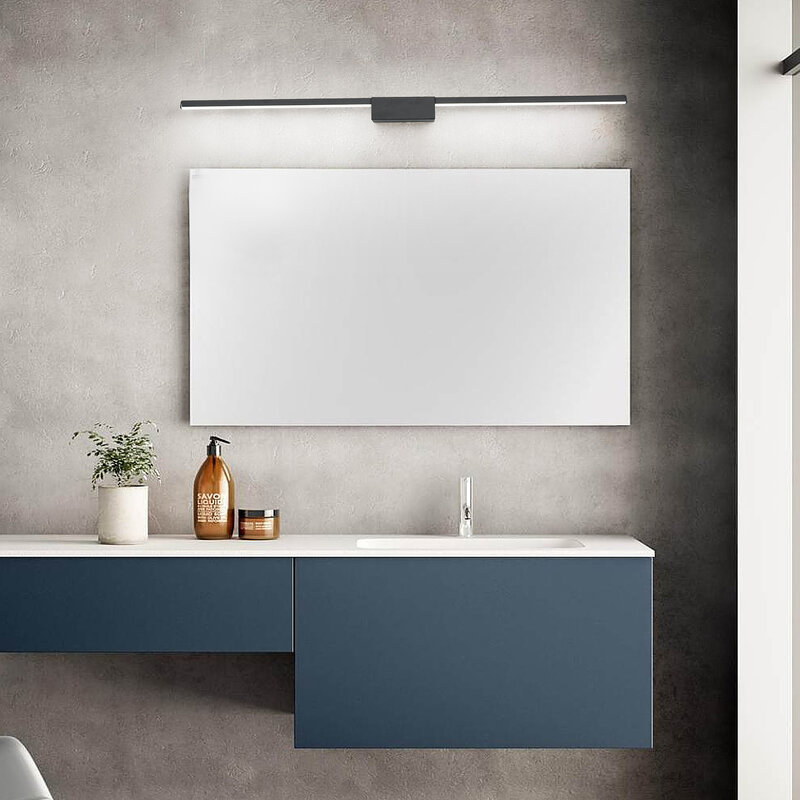 Nuova lampada da parete moderna a LED per bagno Mirrior 19W-27W L70 90 110cm AC85V-265V lampada da toeletta a parete