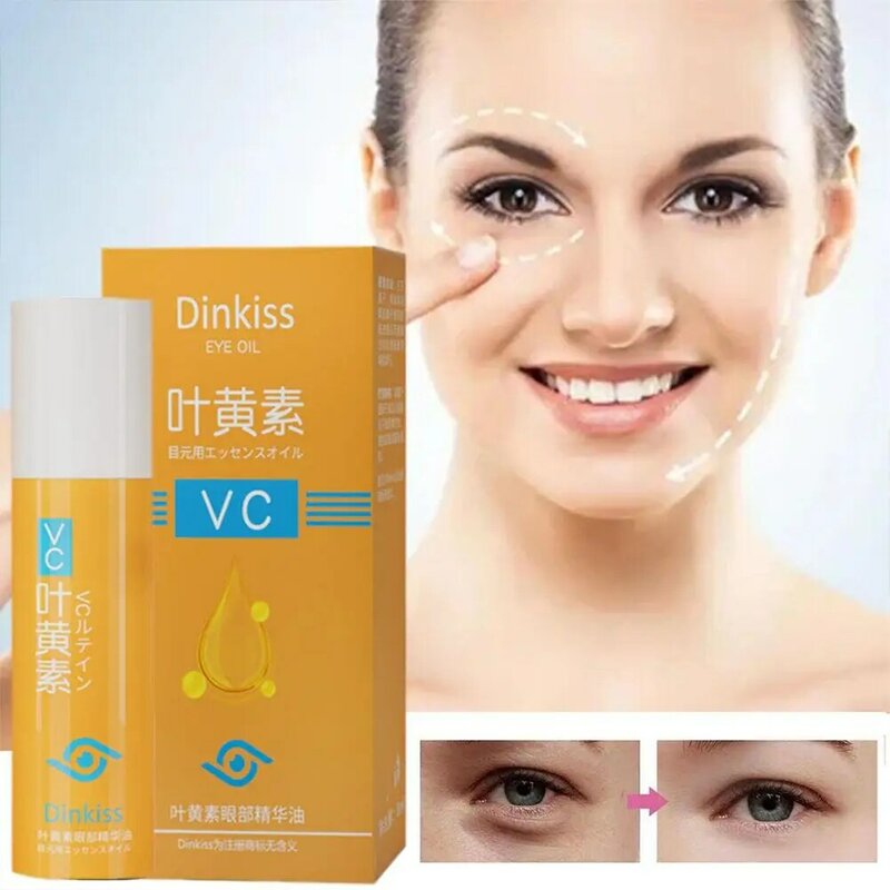 Lutein Firming Anti-wrinkle Eye Essence Oil Improves Lines 8ml Circles Dullness Anti-wrinkle Fades Eye Dark And And Essence D3o7
