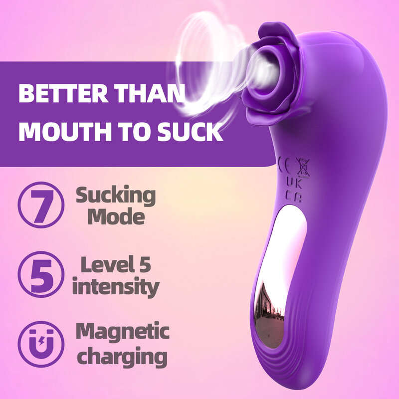 Mainan hisap portabel Vibrator untuk wanita puting klitoris vakum Stimulator klitoris mainan seks wanita pemijat titik G klitoris barang untuk dewasa