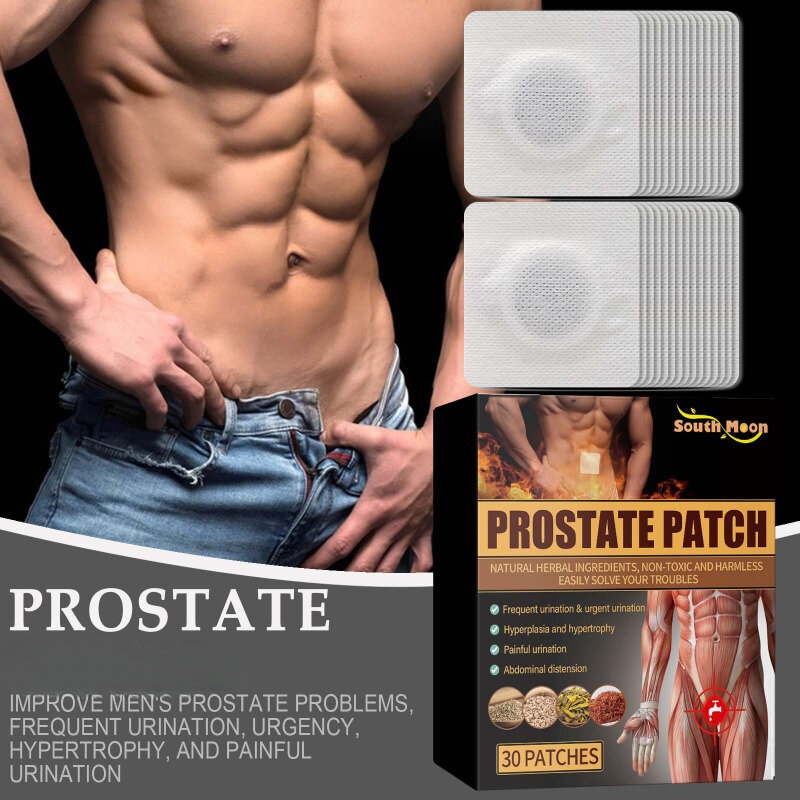 Parche de próstata de 30 piezas, mejora los problemas de próstata, cuidado corporal masculino, alivia la incomodidad de la próstata, yeso para el ombligo prostático
