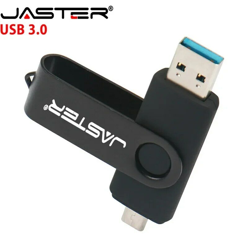 JASTER OTG USB 3.0สำหรับโทรศัพท์มือถือคอมพิวเตอร์ Android Hot แฟชั่น Multicolor หมุน4GB/8GB/16GB/32GB/64GB Memory Stick