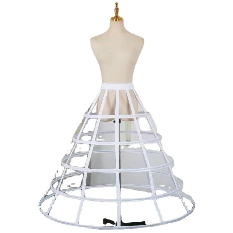 New Hollow out 2345 Circle Birdcage Skirt Support Wedding Dress Cos Ball Bone Graduation Design Breathable Slip Dress