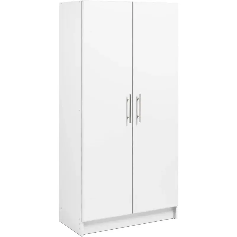Prepac Elite 32 "Storage Cabinet, White Storage Cabinet, Bathroom Cabinet, Pantry Cabinet with 3 Shelves 16" D x 32 "W x 65" H,