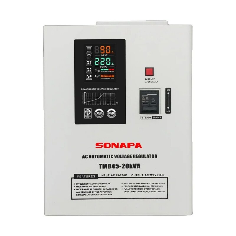 20KVA voltage stabilizer 220V AC Single Phase automatic voltage regulators/stabilizers for home