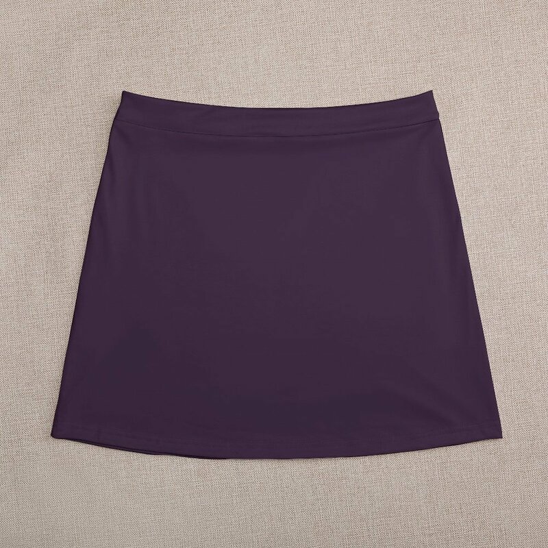 Mini jupe violet foncé pour femme, tenue de festival grunge féerique