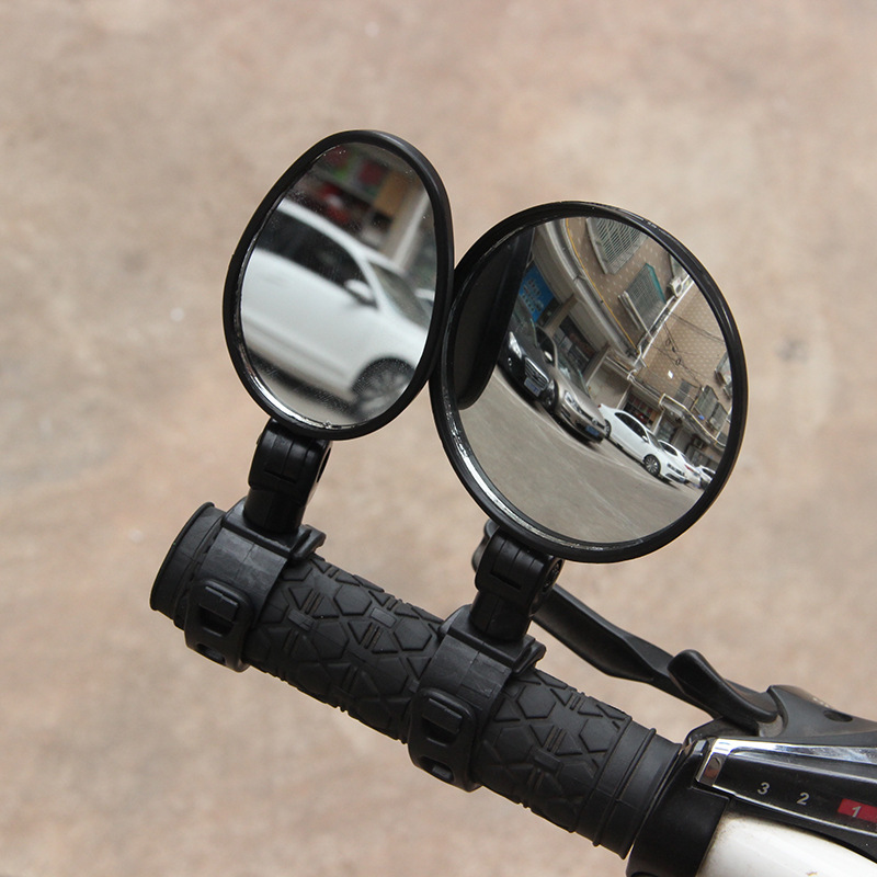Reflector de seguridad para bicicleta de montaña, espejo inverso giratorio de 360 °, convexo, gran angular, accesorios para montar al aire libre