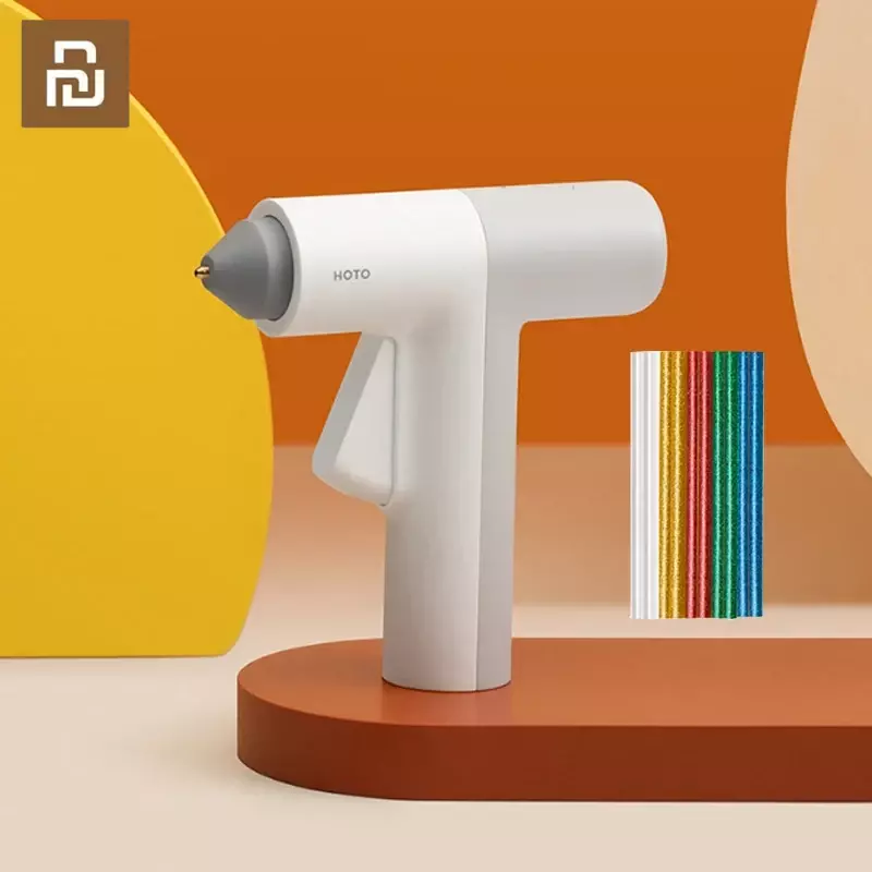 Xiaomi Hot Melt Glue Gun Cordless con bastoncini di colla da 125mm strumenti di riparazione elettrici termici elettrici Home fai da te Handheld Melt sticker