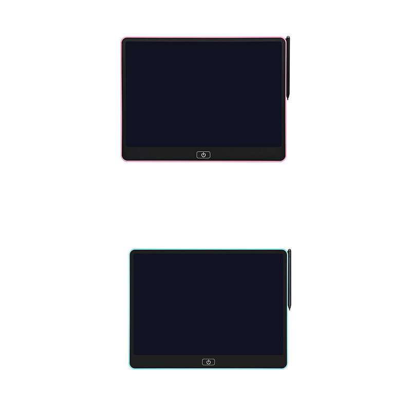 Tableta de escritura LCD de 16 pulgadas de colores, tablero electrónico para garabatos, almohadilla Digital de escritura a mano colorida
