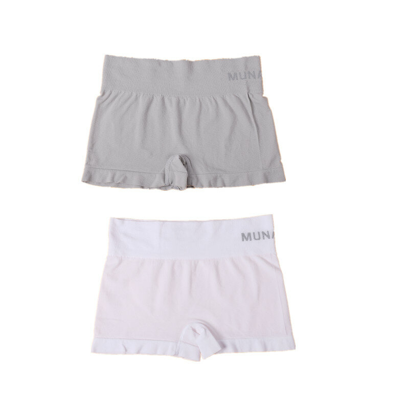 Conjunto de pantalones cortos de seguridad para mujer, Bóxer fino de alta elasticidad, sin costuras, de verano, 2 uds.