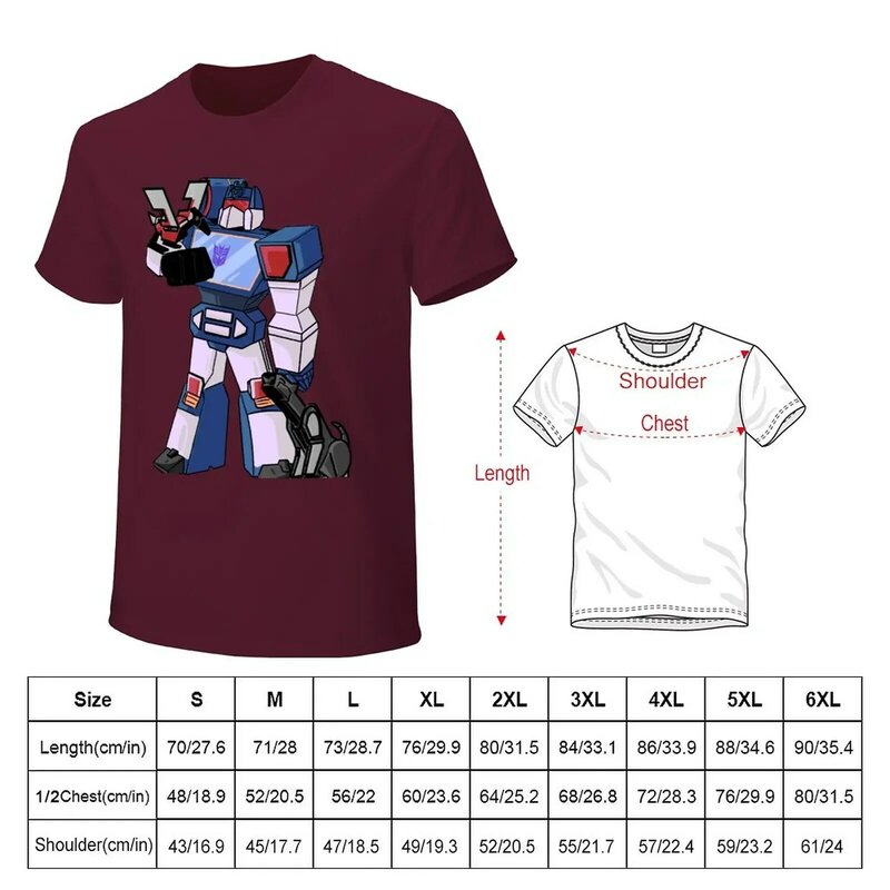 Camiseta de manga curta masculina, camiseta Soundwave, camiseta treino, personalização
