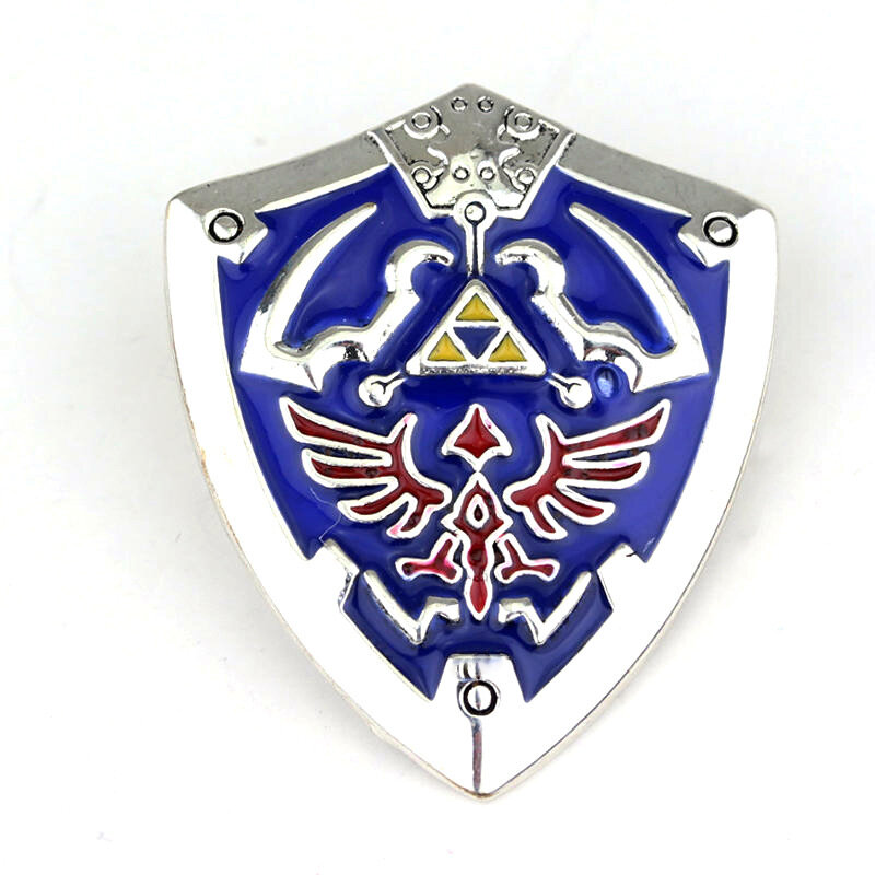 The Hyrule Fantasy Weapon Zelda Master Sword Hylian Shield Game Keychain Weapon Model Katana Samurai Toys for Boys Birthday Gift
