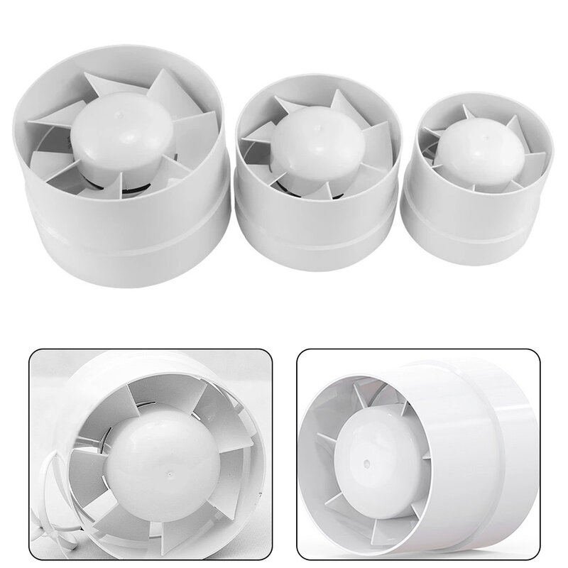 Home Improvement Inline Extractor Fan Air Blower Fan 1pc Accessories Waterproof Bathroom Accessories Brand New