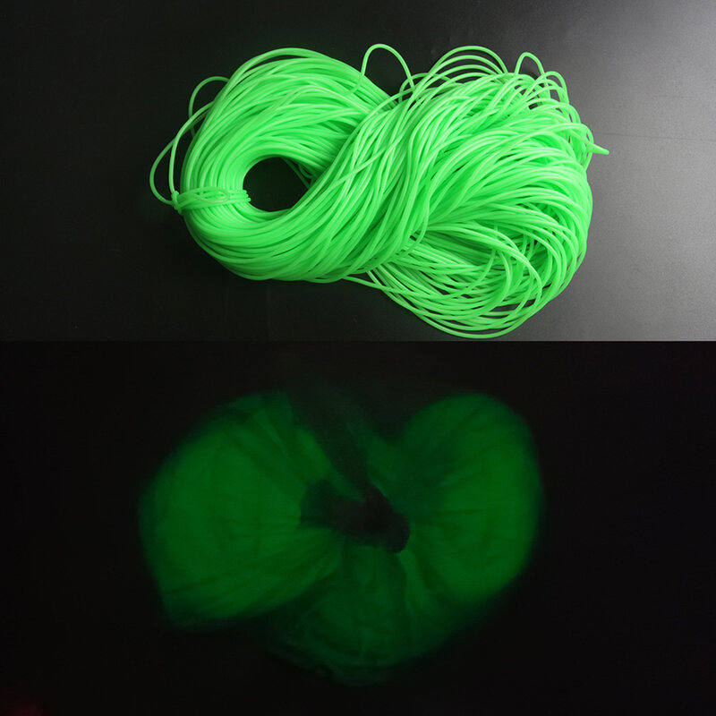 Light Luminous Line Glow Anti Rig Tube Tubing Fishing Wire Fishing Parts For Rig Lures Protect Line Night Fishing Deepwater Fish