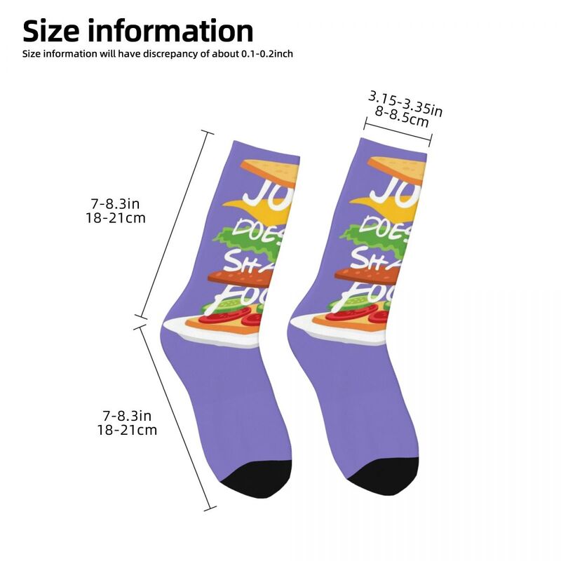 Мужские и женские носки с принтом Джоуи не делятся телешоу «еда», удобные носки для отдыха, всесезонный декоративный подарок