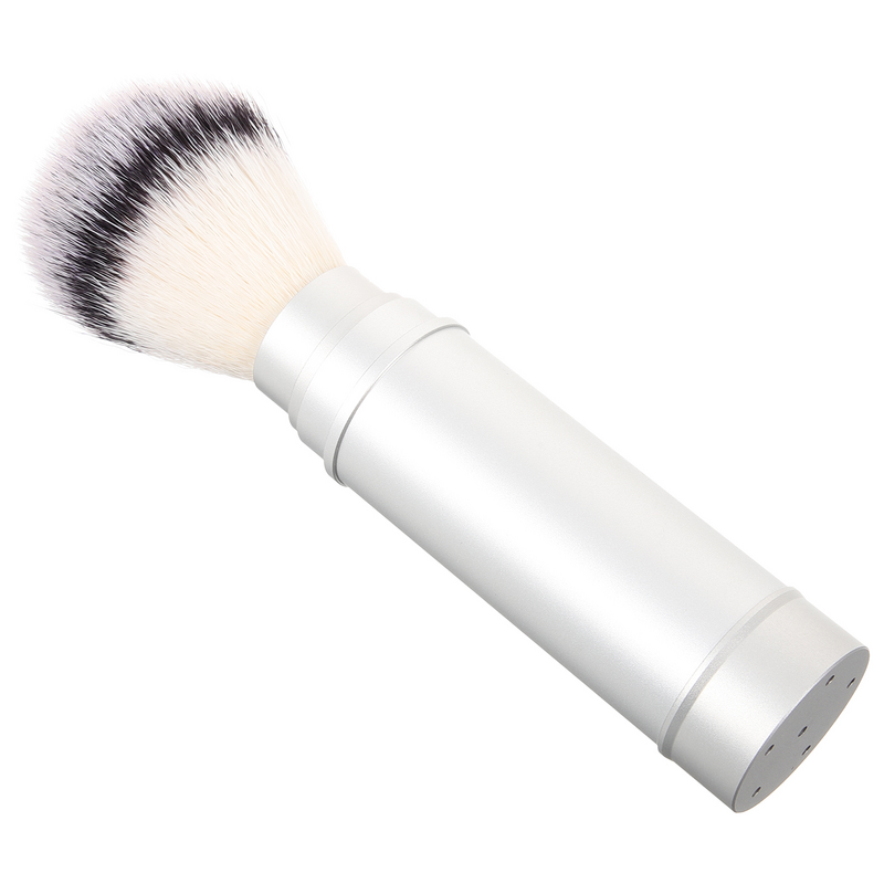 Escova De Barba De Nylon Para Limpeza Facial, Barbear Compacto, Barba De Salão, Limpeza De Viagem