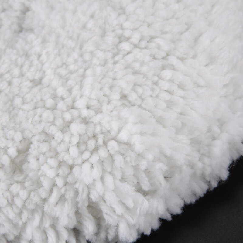 Almohadilla de lana suave para pulido de capó de coche, 5 piezas, 7 pulgadas, 180Mm