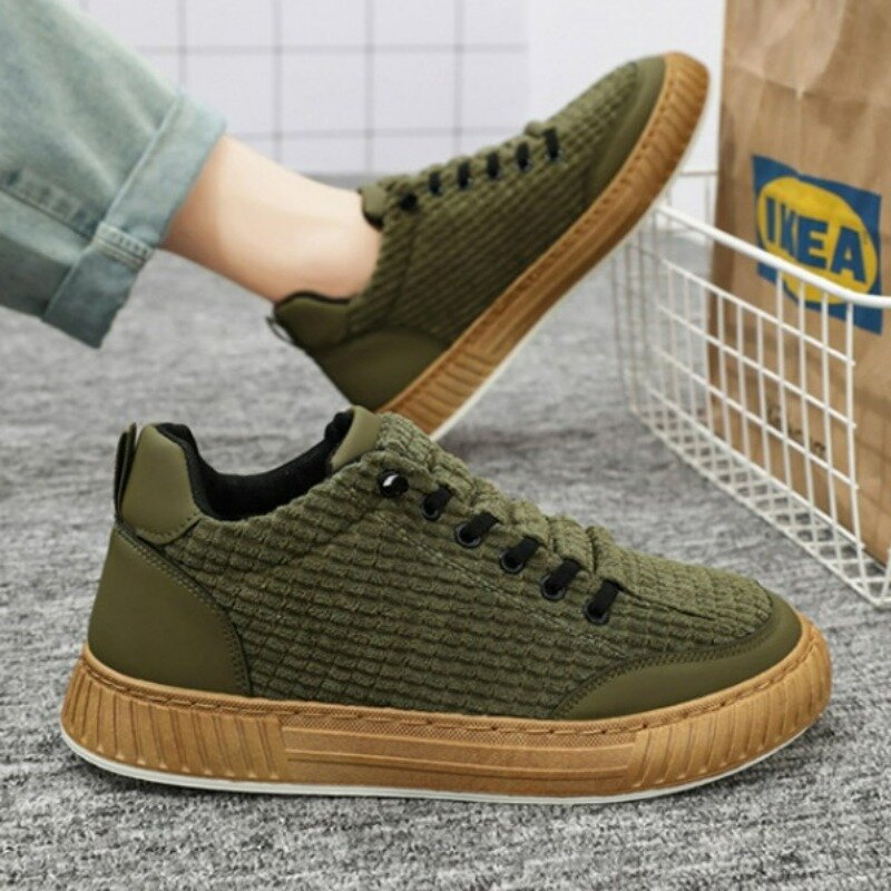Men Vulcanize Shoe Luxury Designer Brand Men's Shoes Green Fashion Platform Shoes 2024 Casual Sneakers for Men кроссовки мужские