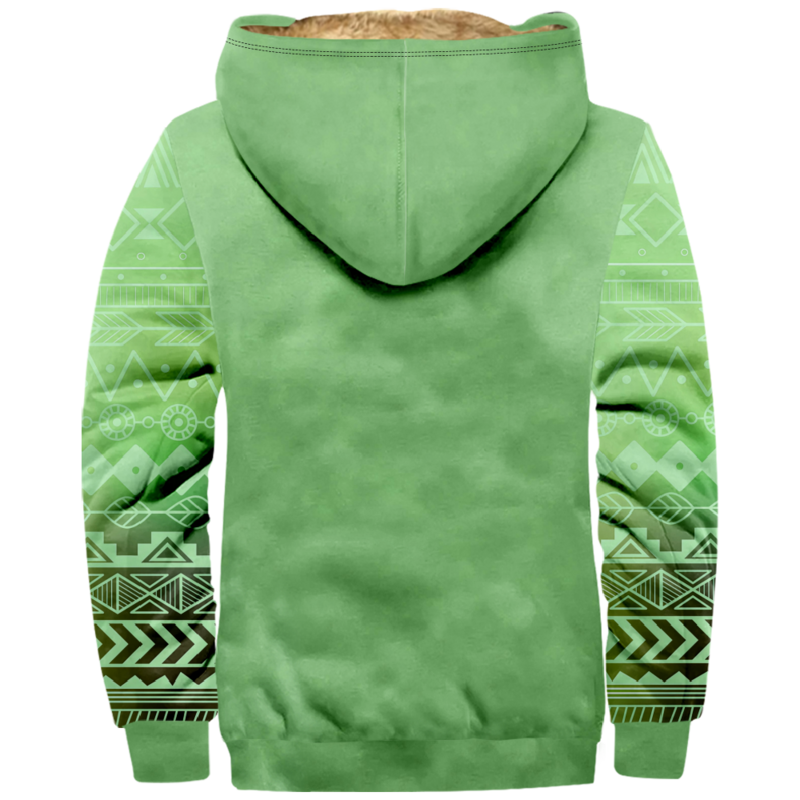 Sudadera con capucha Vintage con estampado Azteca para hombre y mujer, suéter de manga larga con cremallera en 3D, abrigo de cuello alto, ropa de calle Harajuku, ropa de invierno