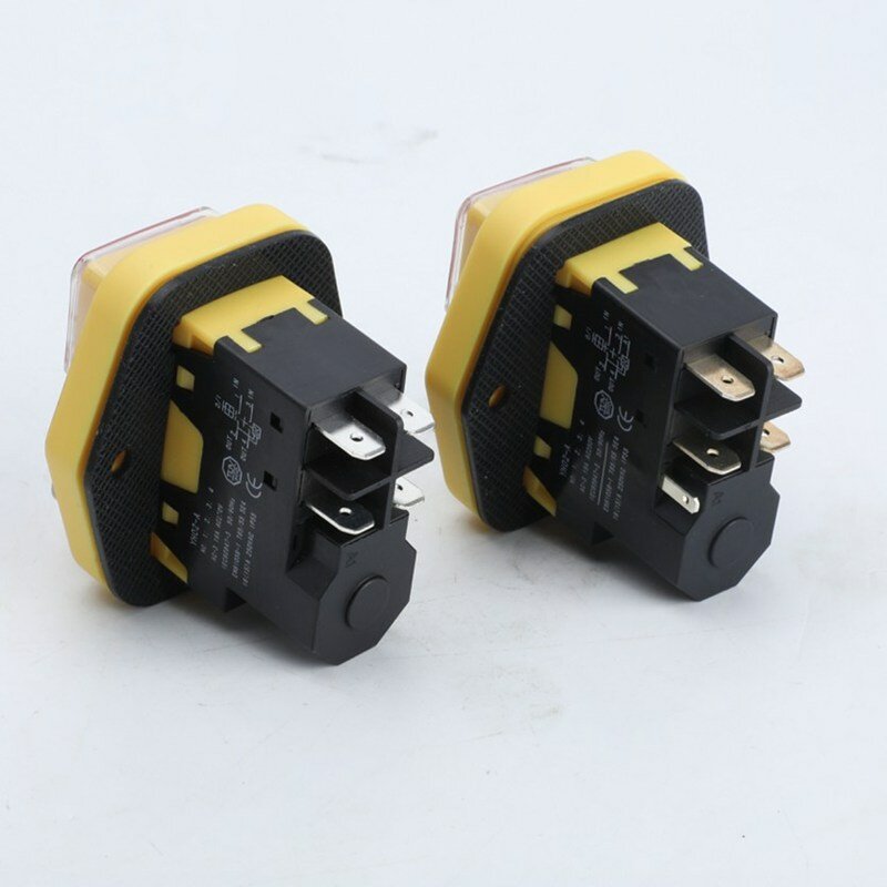 1PC Electromagnetic switch start switch waterproof power tool switch 16A250V4Pins/5Pins Can Replace KJD17B