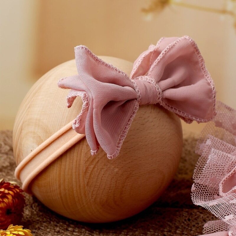 Costume nouvel an pour petites filles, robe en dentelle, bandeau avec nœud Costume photographie pour bébé,