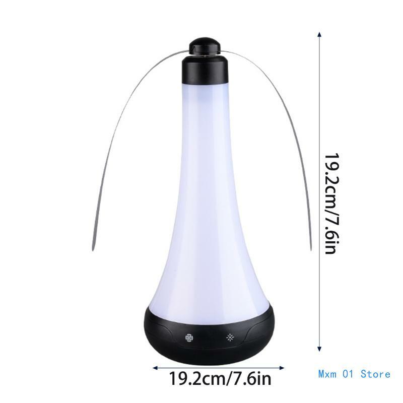 LED Fly Fan for Table Fly with Soft Vanes Keep Flies Away Portable Fly Fan Indoor Outdoor Tables Top Fan Drop shipping