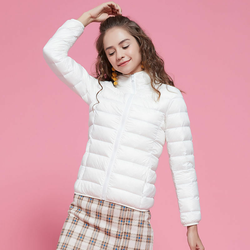 Women's Large Size Down Jacket Short Cute Slim-fit Lightweight Loose Student Jacket