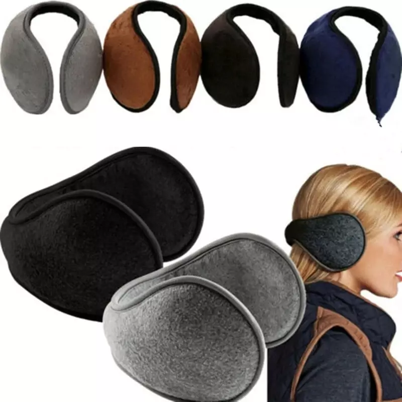 Weiche Plüsch Verdickung Ohr wärmer Frauen Männer kälte sichere Mode Winter Ohren schützer einfarbige Ohren klappe im Freien Schutz Ohren schützer