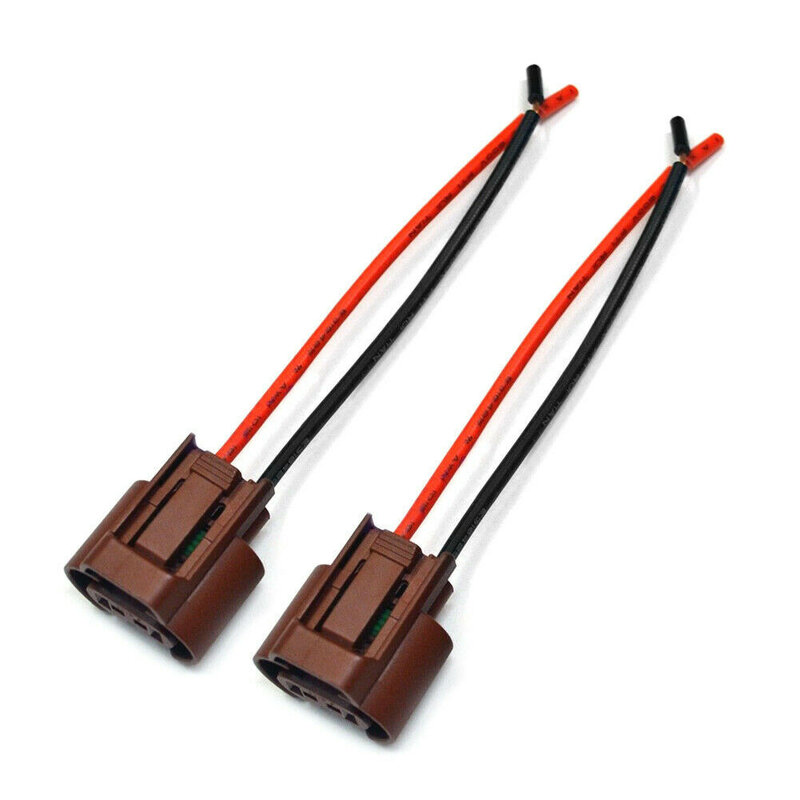 2Pcs Wire Pigtail Female U 9006 HB4 Two Harness Fog Light Socket Connector Lamp Bulb High Quality Car Accessories