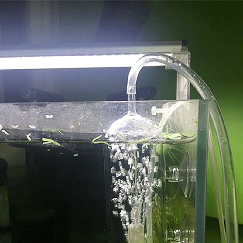4*6Mm Zachte Siliconen Zuurstofpomp Slang 3/5M Voor Luchtbel Steen Professionele Aquarium Fishtank Vijver Pomp Flexibele Siliconen Buis