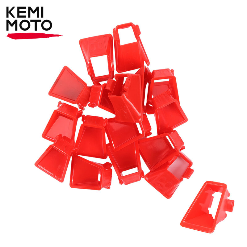 Tapas de cubo de rueda de piezas, cubiertas centrales rojas para Can-Am Ryker 600 900 Sport Ryker Rally Edition 219400920, 16 unidades