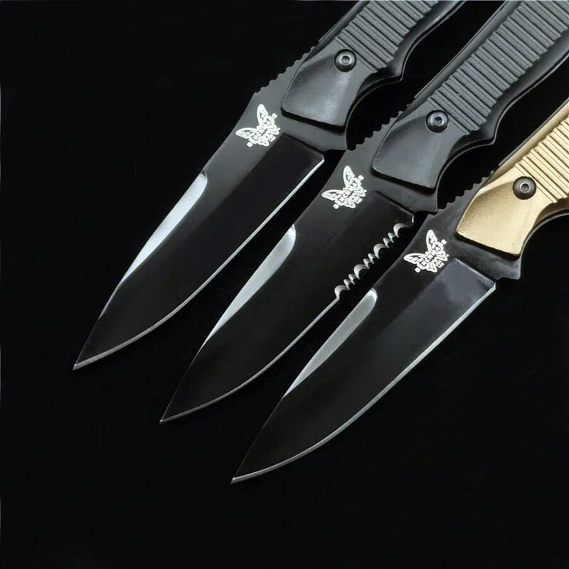 Наружный Настольный нож 140BK с фиксированным клинком, тактические прямые ножи для кемпинга, охоты, самообороны, инструмент для повседневного использования