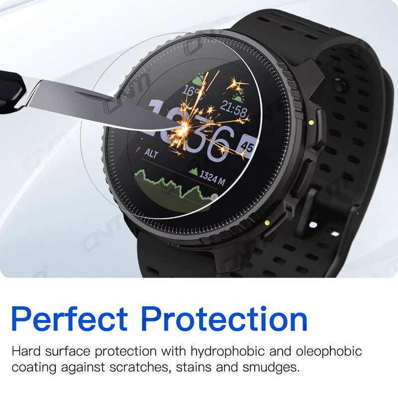 Vidrio Templado Premium 9H para reloj inteligente Suunto Vertical, Protector de pantalla HD transparente, película protectora Vertical