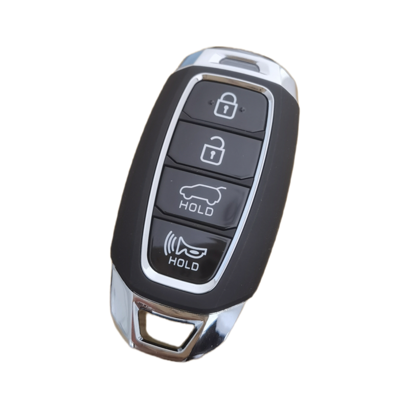 Carcasa de llave remota inteligente para coche, carcasa de repuesto para Hyundai Elantra Fiesta con hoja de llave de inserción de emergencia sin cortar, 3/4/5 botones
