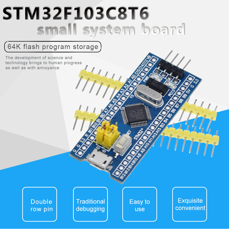 STM32F103C8T6 CH32F103C8T6 Cánh Tay STM32 Tối Thiểu Phát Triển Hệ Thống Ban STM32F401 STM32F411 + ST-LINK V2 Tải Về Lập Trình Viên