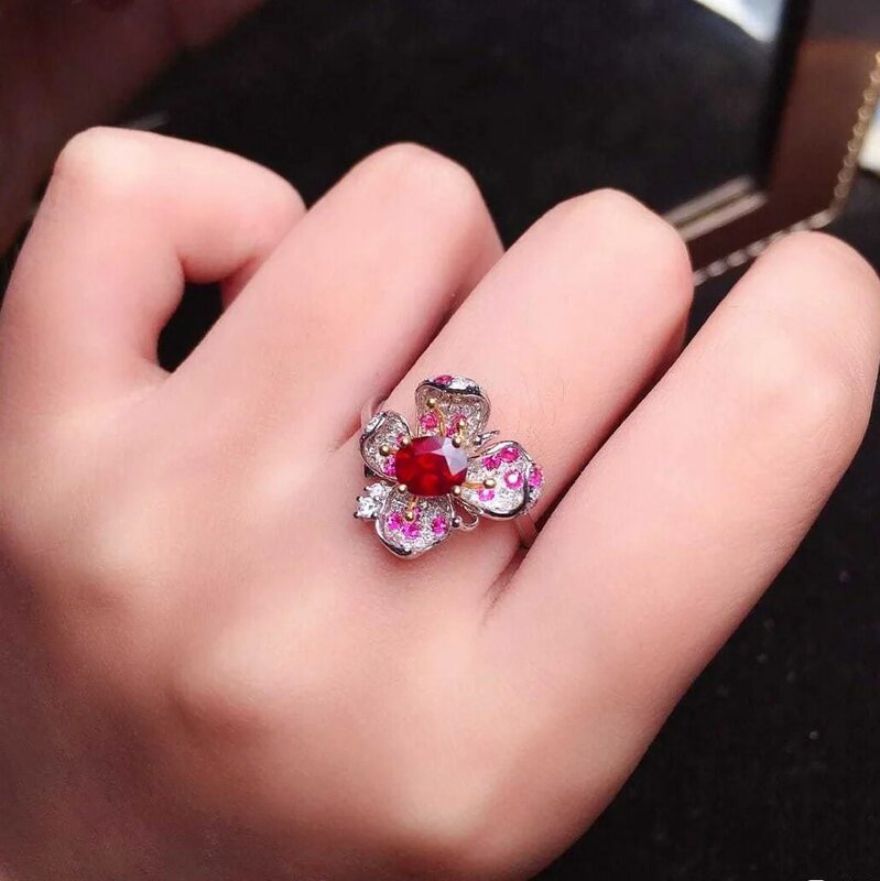 แหวนแต่งงานเซอร์คอนสีเงินสเตอลิง925ผู้หญิงแฟชั่นหรูหราใหม่เครื่องประดับแสนสวย